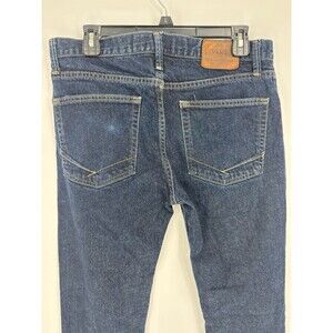Vans V16 Slim Fit Jeans Mens 33x31” Dark Blue Denim Pants Skate Street wear
